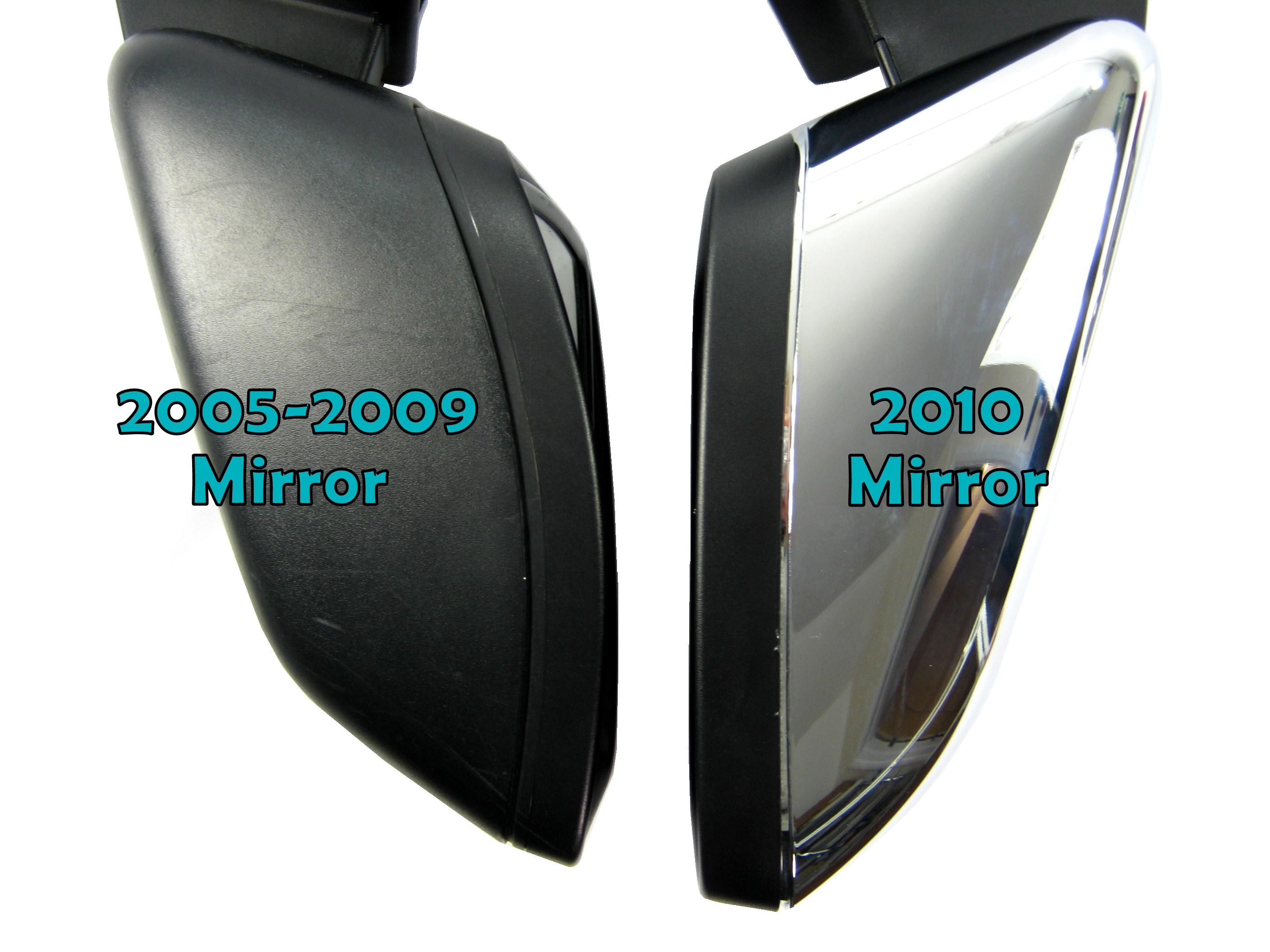 Land Rover Freelander 2 Chrome door wing half Mirror caps covers 2010